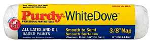 Purdy 144670092 Roller Cover, 3/8 in Thick Nap, 9 in L, Woven Dralon Fabric Cover