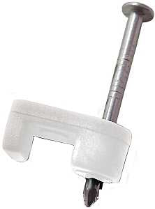 Gardner Bender PSW-1600T Cable Staple, 3/16 in W Crown, Polyethylene