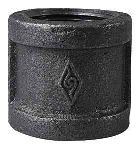 ProSource 1 BM Pipe Coupling, 1 in, FIP, Steel, 40 Schedule, 300 psi Pressure