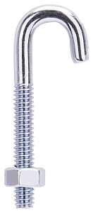 ProSource LR319 J-Bolt, 2-5/16 in L, 100 lbs Working Load, Zinc, Pack of 20