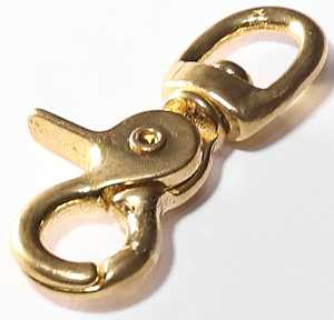 Baron 5013B-1/2 Trigger Snap, 40 lb Working Load, Solid Bronze, Polished