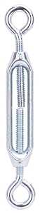 ProSource LR329 Turnbuckle, 1/4 in Thread, Eye, Eye, 7-1/2 in L Take-Up, Aluminum, Pack of 10