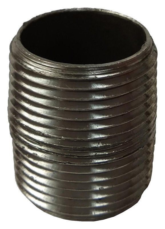 ProSource 1/8XCB Pipe Nipple, 1/8 in, Male NPT Threaded, Steel, 40 Schedule