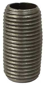 ProSource 1/4XCB Pipe Nipple, 1/4 in, Male NPT Threaded, Steel, 40 Schedule