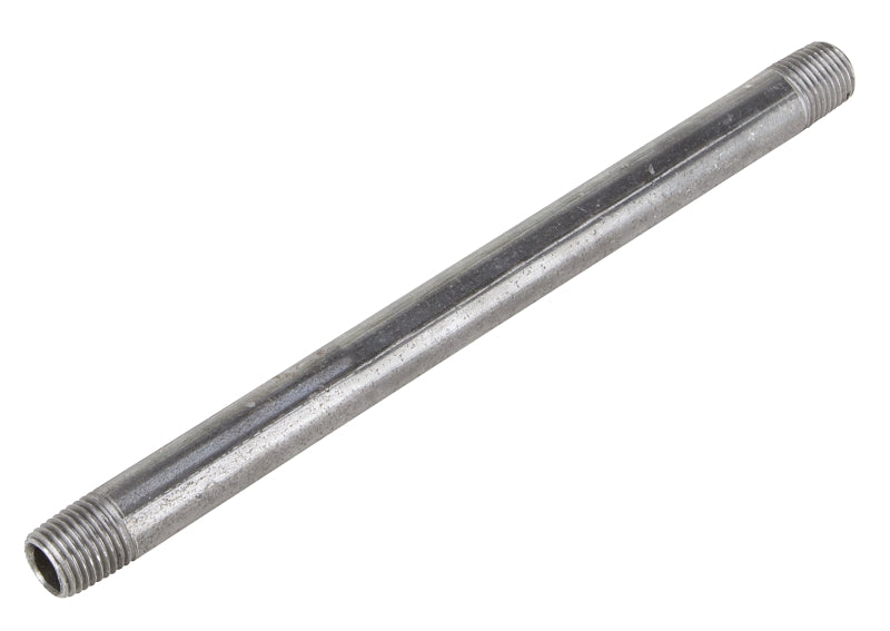 ProSource 1/4X6B Pipe Nipple, 1/4 in, Male, Steel, 40 Schedule, 6 in L