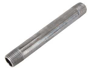 ProSource 1/2X11/2B Pipe Nipple, 1/2 in, Male, Steel, SCH 40 Schedule, 1-1/2 in L