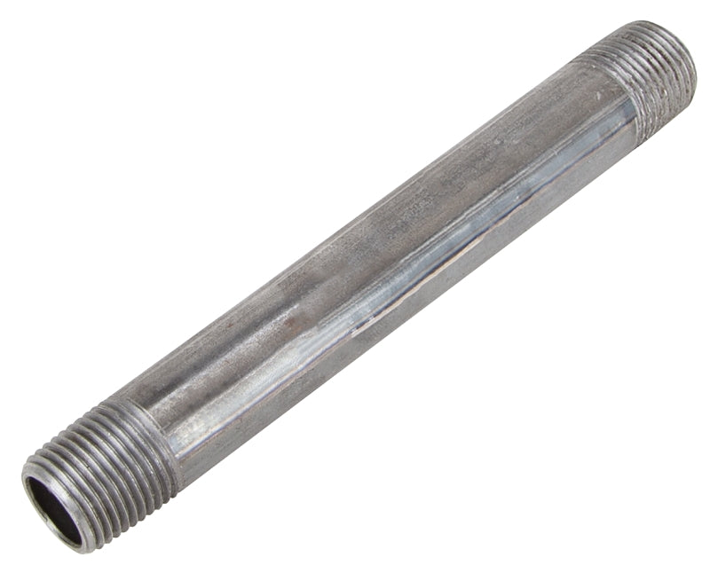 ProSource 1/2X2B Pipe Nipple, 1/2 in, Male, Steel, 40 Schedule, 2 in L