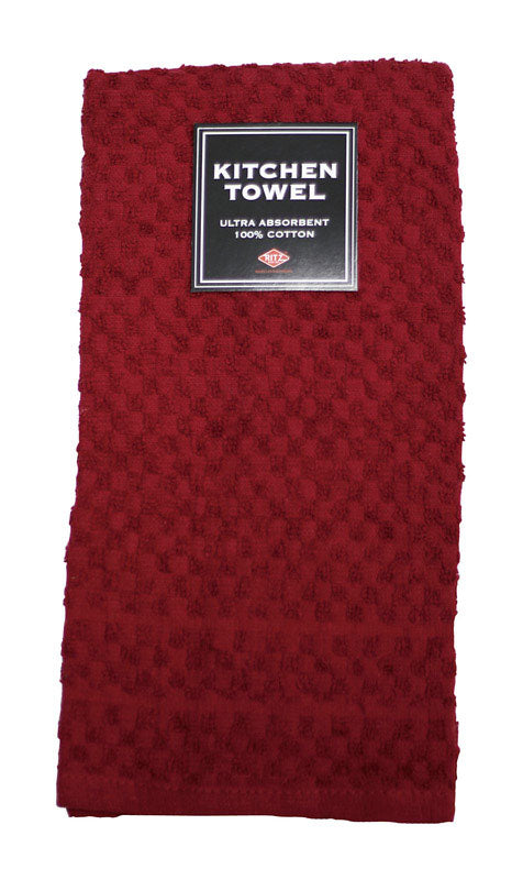 Ritz Paprika Cotton Kitchen Towel 1 pk, Pack of 6