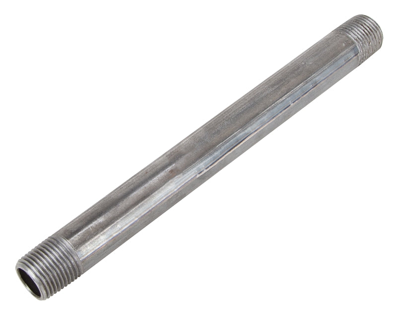 ProSource 1/2X5B Pipe Nipple, 1/2 in, Male, Steel, 40 Schedule, 5 in L