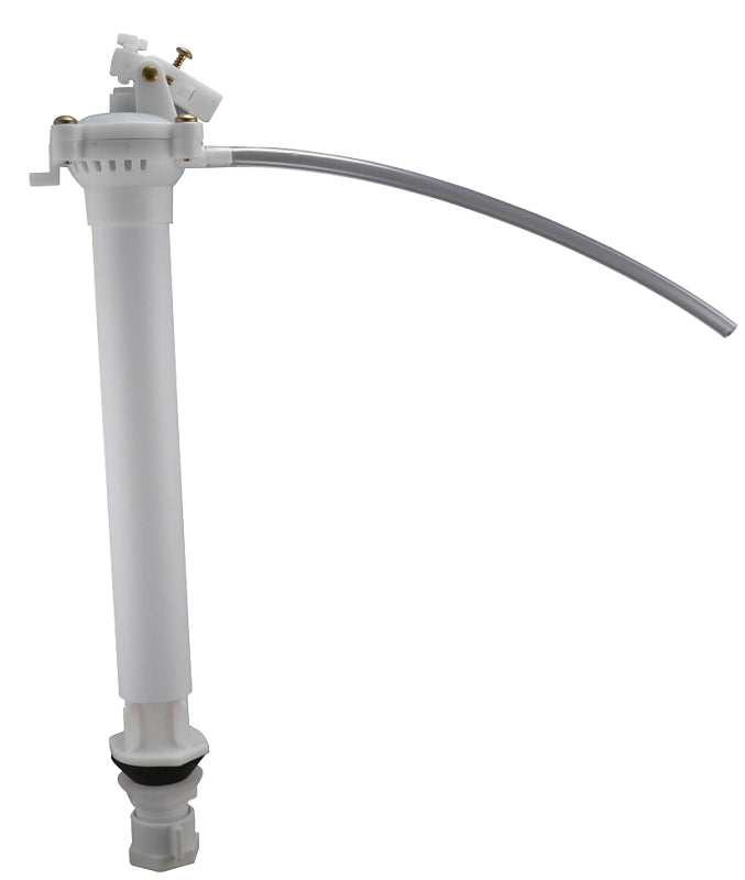 Plumb Pak PP830-10 Toilet Ballcock, Plastic, White, Anti-Siphon: Yes, For: 12 in or Higher Toilet Tank