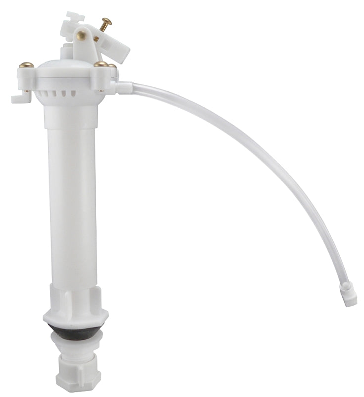 Plumb Pak PP830-1 Toilet Ballcock, Plastic, White, For: 8-1/2 in Toilet Tanks