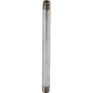 ProSource 3/8X2G Pipe Nipple, 3/8 in, Threaded, Steel, 2 in L