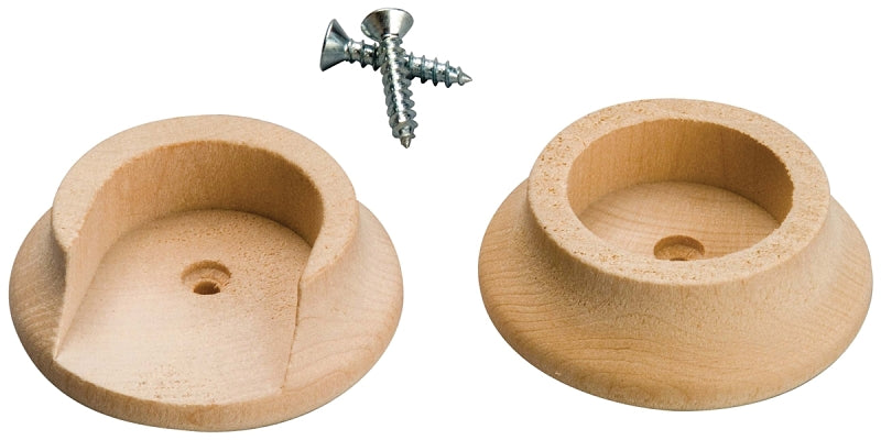 Waddell 408DP Closet Pole Socket, For: 1-3/8 in Closet Pole or 1 in Pipe