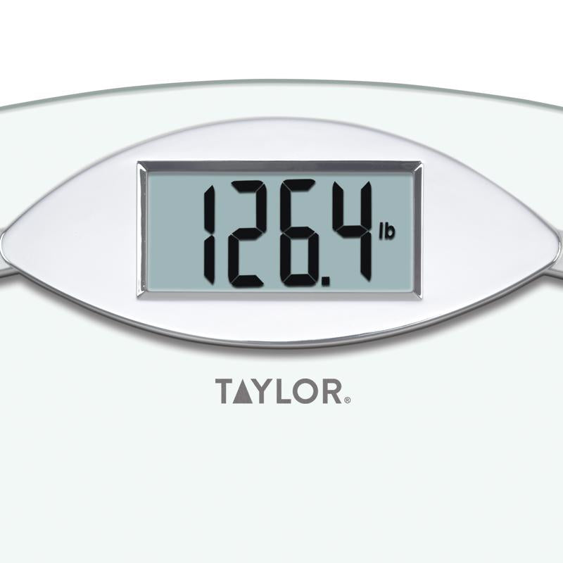 Taylor 400 lb Digital Bathroom Scale Clear, Pack of 2