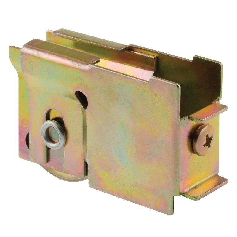 Prime-Line D 1611 Roller Assembly, 2-1/4 in L x 7/8 in W x 1-9/16 in H Dimensions, 1-1/4 in Dia Roller, Steel, 1-Roller