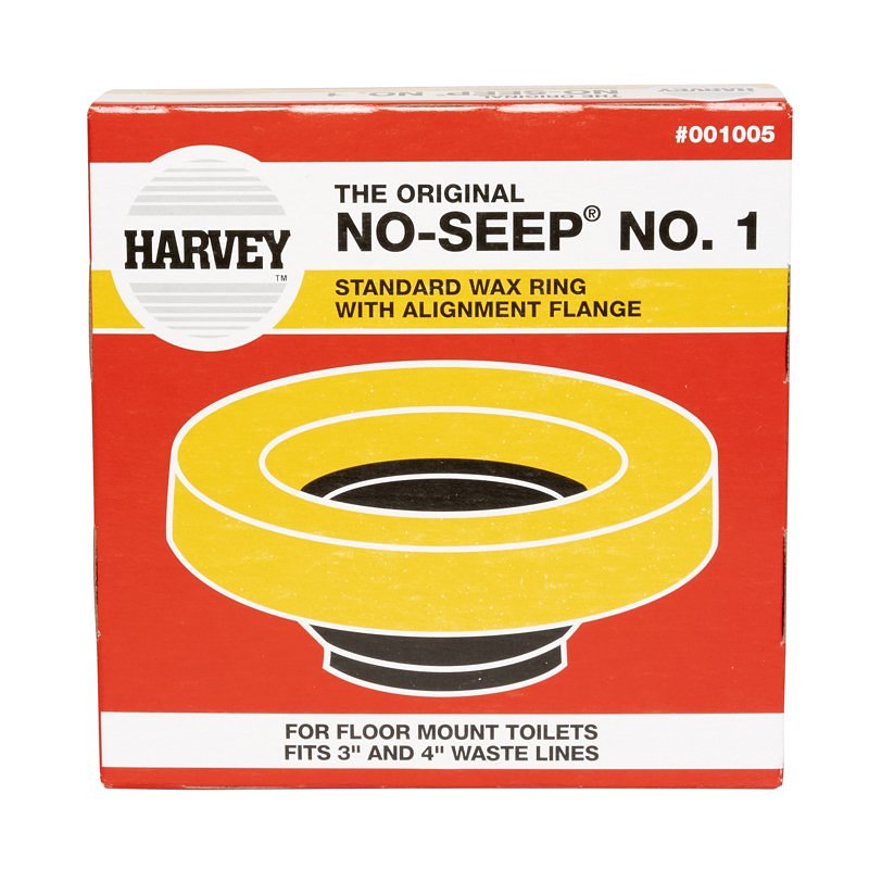 Harvey 1005-24 Wax Ring, Polyethylene, Brown, For: 3 in and 4 in Waste Lines
