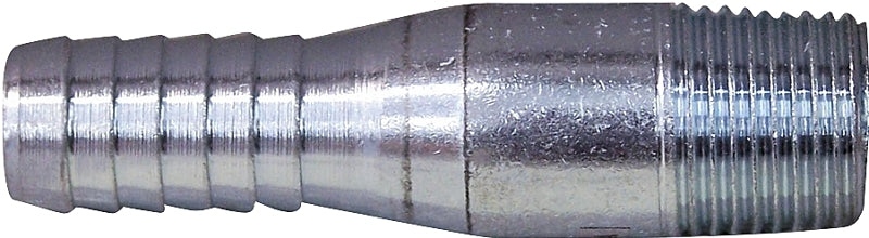 Boshart UNLMAS-050 Pipe Adapter, 1/2 in, Insert, 1/2 in, MPT, Steel, Zinc
