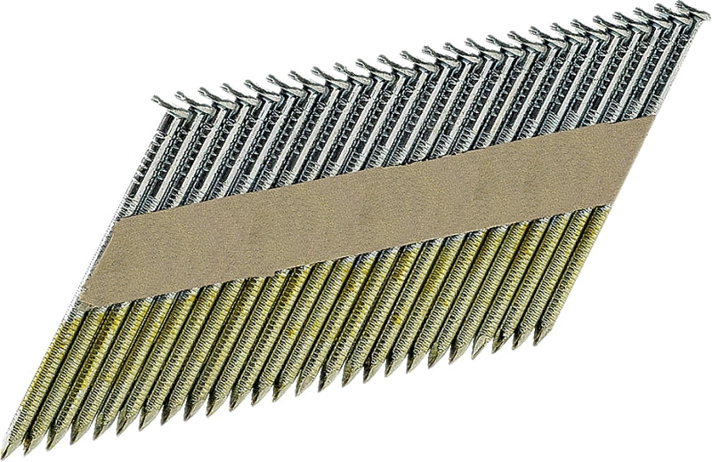 ProFIT 0602150 Series Framing Nail, Paper Tape Collation, 2-3/8 in L, 11-1/2 Gauge, Steel, Bright, Clipped Head, 5000/PK