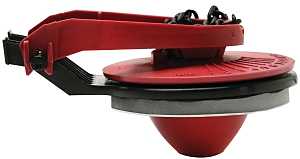 Fluidmaster 555CRP8 Universal Flush Valve Repair Kit, Rubber, Red