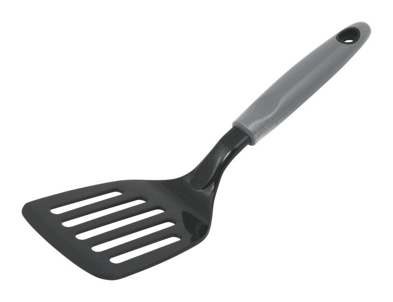 Chef Craft Black/Gray Nylon Slotted Turner, Pack of 3