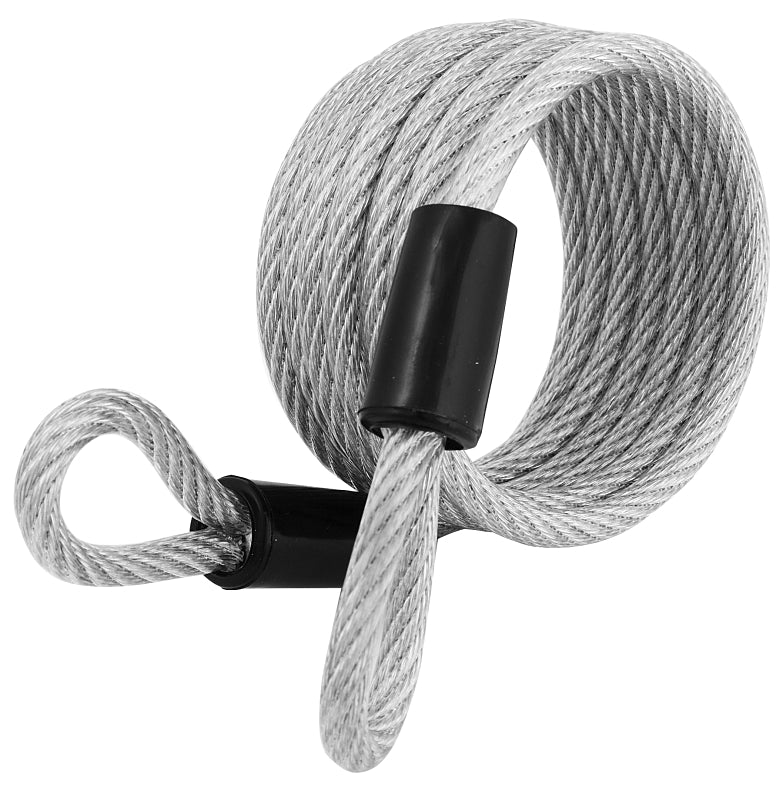 Master Lock 65D Looped End Cable, Steel Shackle, Suitable for: Bicycles, Grills/Lawnmowers, Tools, Ladders, Fences