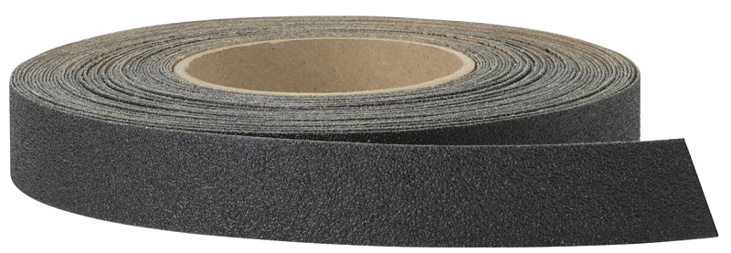 3M 7731 Resilient Tread, 60 ft L, 1 in W, Black