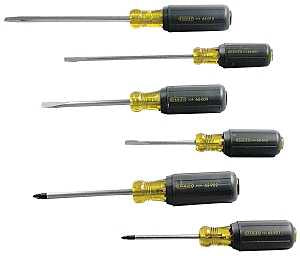 STANLEY 66-565 Screwdriver Set, Steel, Black Oxide/Chrome, Black