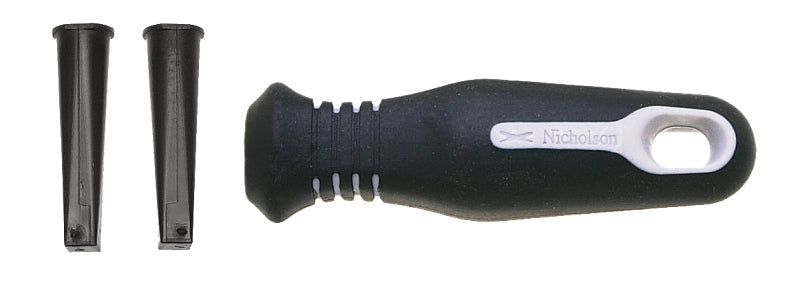 Crescent Nicholson 21474H File Handle with Insert, 4-1/2 in L, Plastic