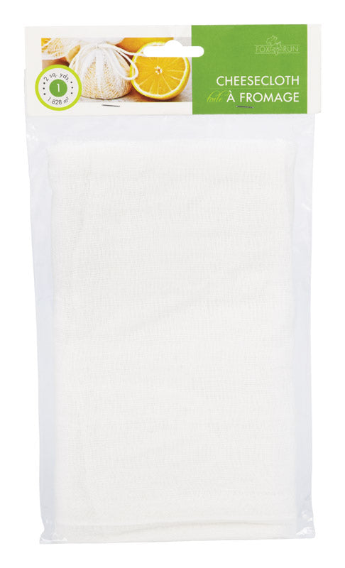 Fox Run White Cotton Cheese Cloth