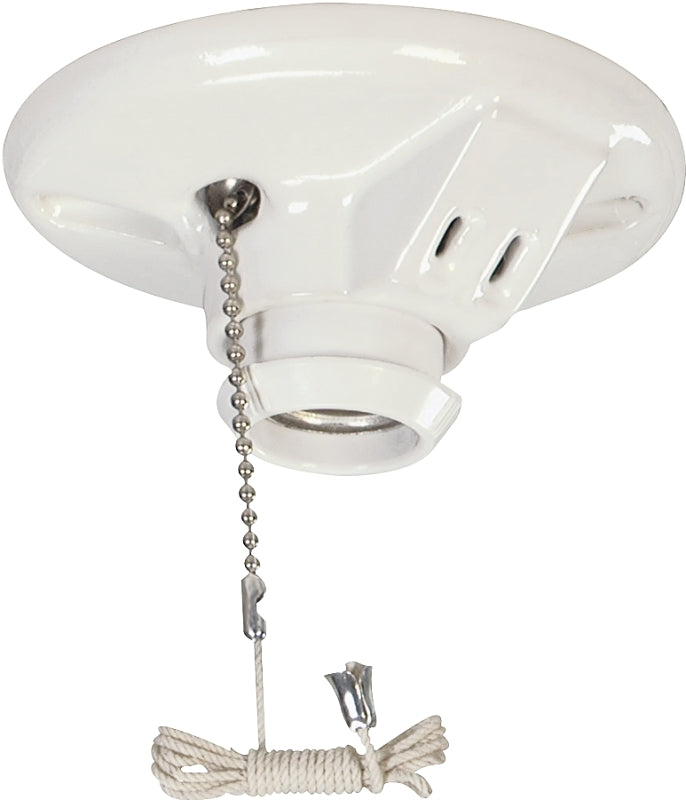 Eaton Wiring Devices 669-SP Lamp Holder, 4.5 in Dia x 2.14 in H Dimensions, 125 VAC, 660 W