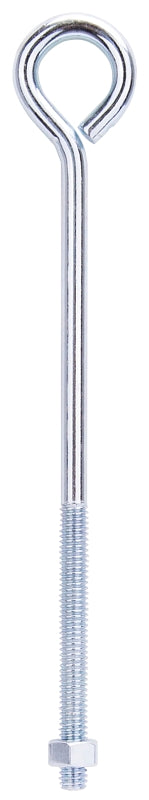 ProSource LR280 Eye Bolt, 7.8 mm Thread, Machine Thread, 3 in L Thread, 5/16 in Dia Eye, 183 lb Working Load, Steel, Pack of 10