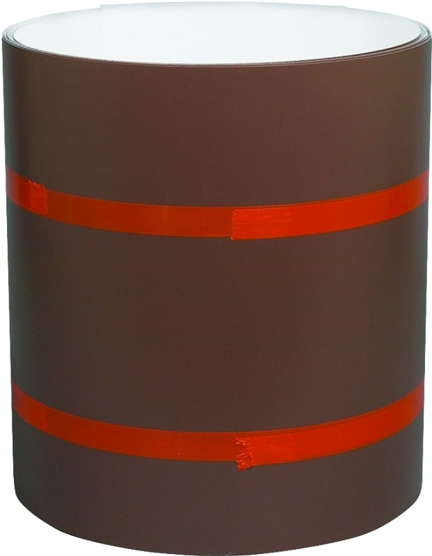 Amerimax 69114 Trim Coil, Brown/White, 0.0165 in Thick, 50 ft L, 0.018, Aluminum, Painted