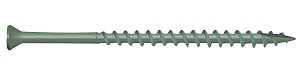 Camo 0346100 Deck Screw, #7 Thread, 1-5/8 in L, Trim Head, Star Drive, Type 17 Slash Point, Carbon Steel, 100/PK