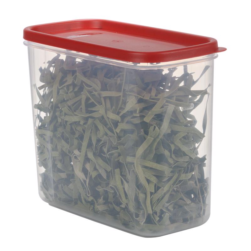 Rubbermaid 16 cups Clear/Red Food Storage Container 1 pk, Pack of 2