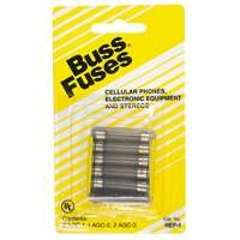 Bussmann HEF-1 Assorted Fast Acting Fuse Kit, 250 V, Glass Body