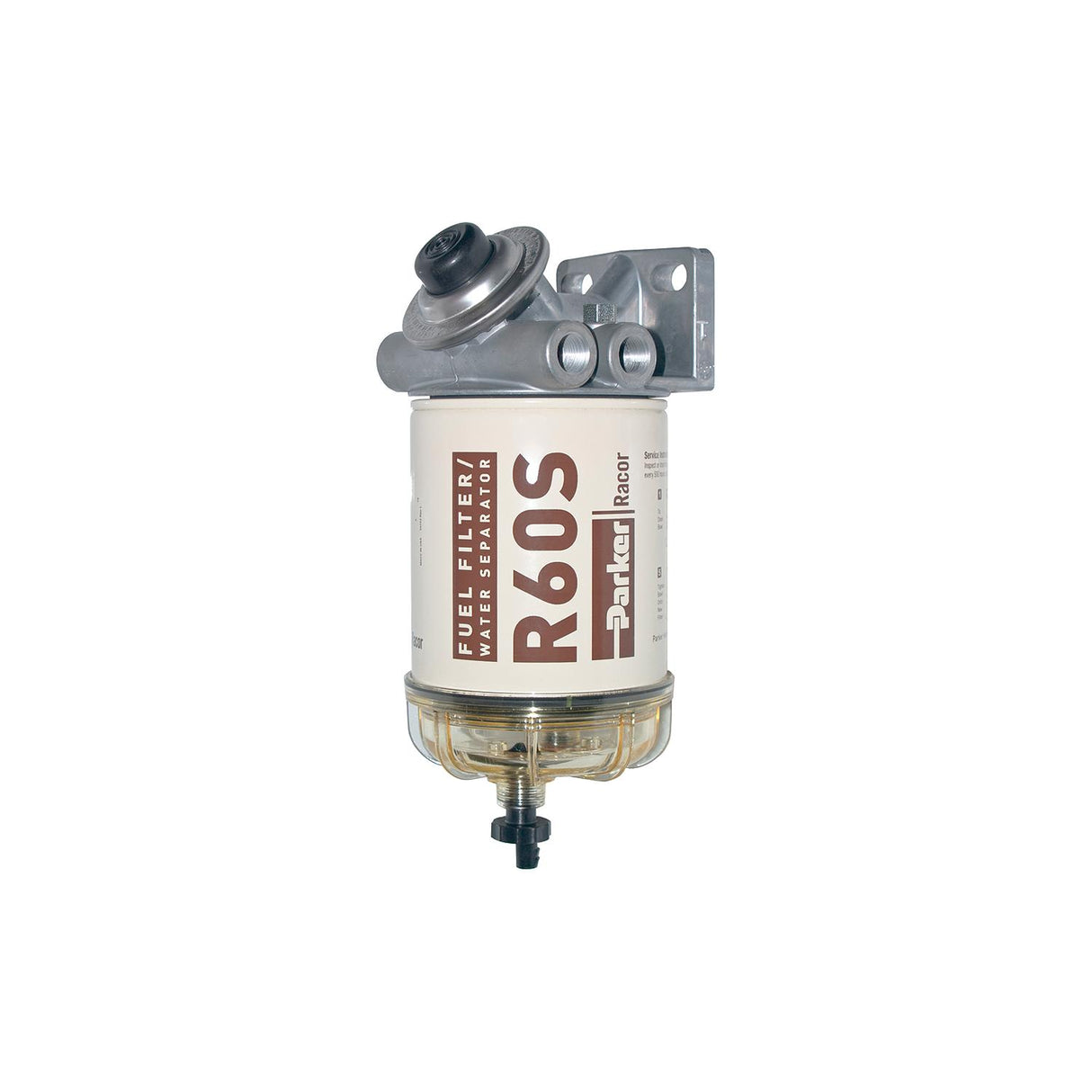 400 Series Diesel Spin-On Filter / Water Separator, 2 Micron, 60 GPH