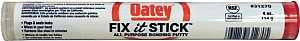 Oatey Fix-It Stick Series 31270 Epoxy Putty, Solid, Beige/White, 4 oz