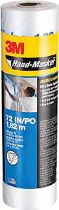 3M AMF72 Masking Film, 90 ft L, 72 in W, 0.4 mil Thick, Clear