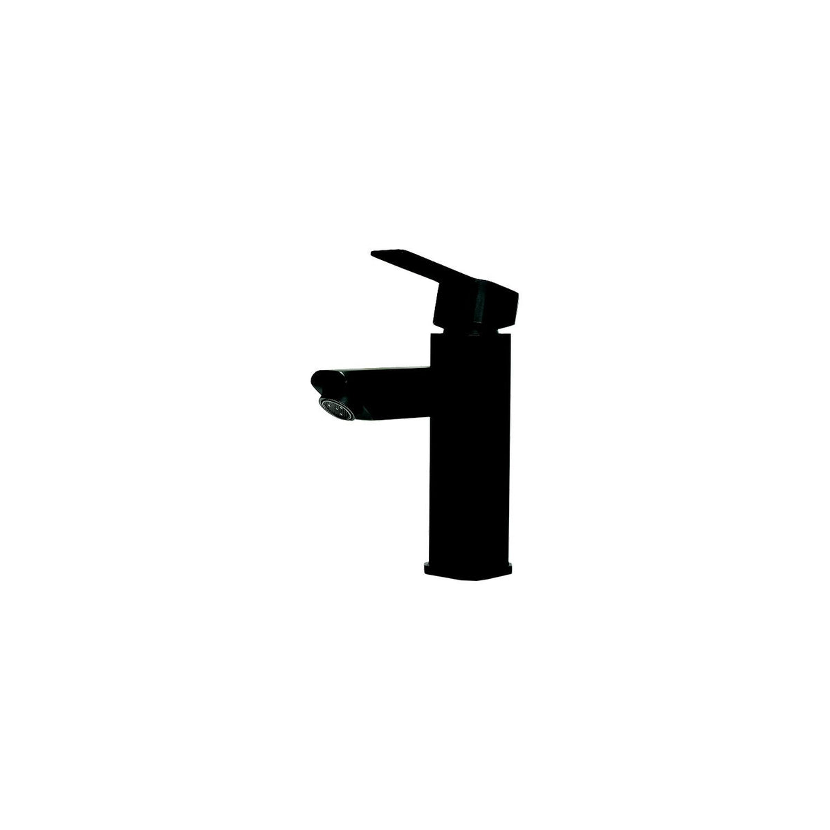 Dura Faucet DFML803LQMB Modern Angular Lavatory Faucet, Matte Black