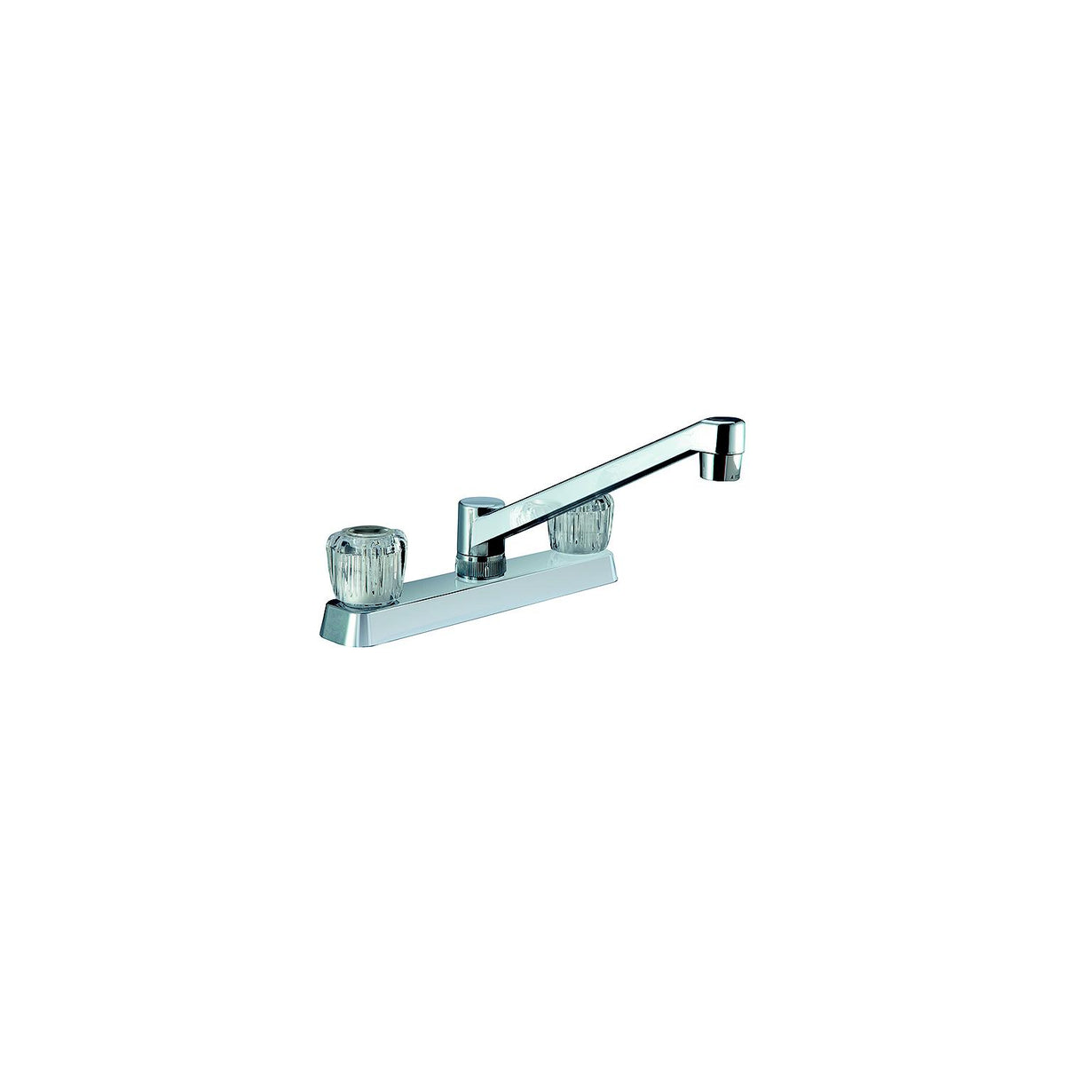 Dura Faucet DFPK600ACP Two-Handle Non-Metallic Kitchen Faucet, Chrome