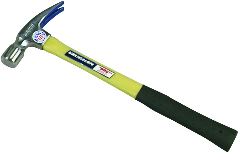 Vaughan FS505M Framing Hammer, 24 oz Head, Framing, Milled, Straight Claw Head, HCS Head, 17 in OAL