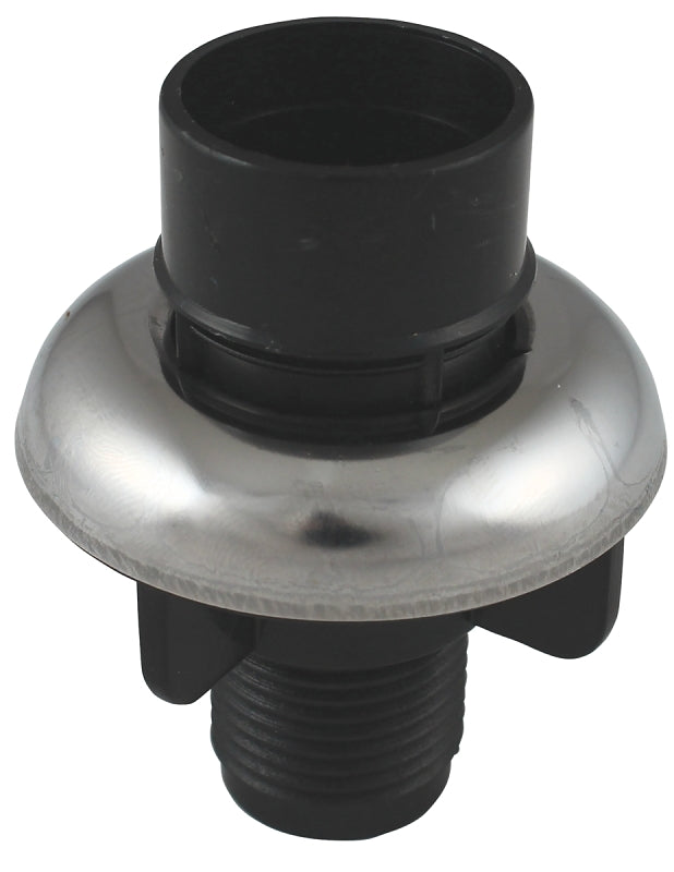 Plumb Pak PP815-5 Sink Spray Hose Guide with Nut and Washer, Black, Chrome-Plated