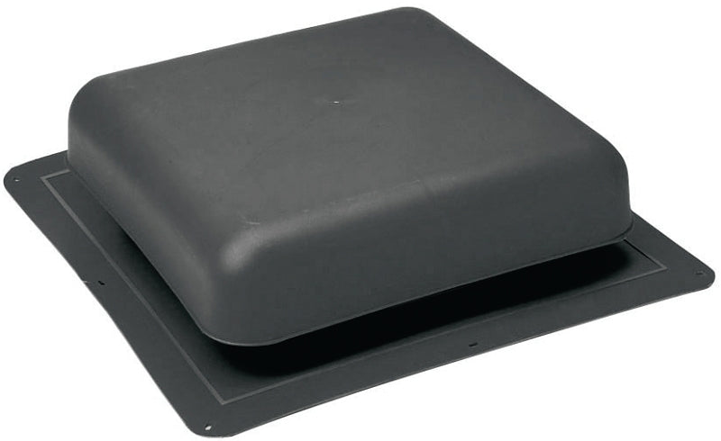 Master Flow RT65WW Roof Louver, 18-1/2 in L, 18 in W, Resin, Weathered Wood, Pack of 10