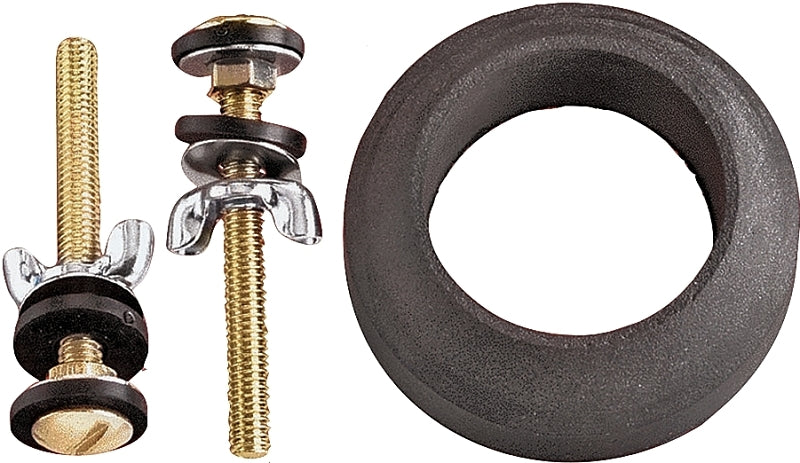 Plumb Pak PP23522 Toilet Tank-to-Bowl Kit, Includes: 5/16-18 x 3 in Tank Bolts, Nuts