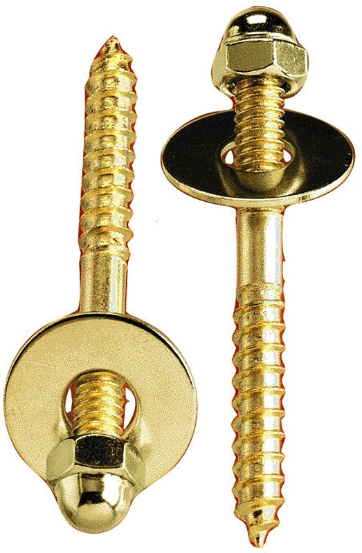 Plumb Pak PP23515 Screw Set, 2-1/2 in Dimensions, Brass