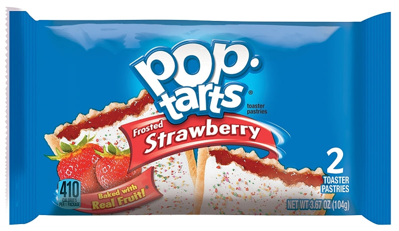 Pop-Tarts POPTARTS Frosted Toaster Pastry, Strawberry, 3.67 oz, Pack of 6