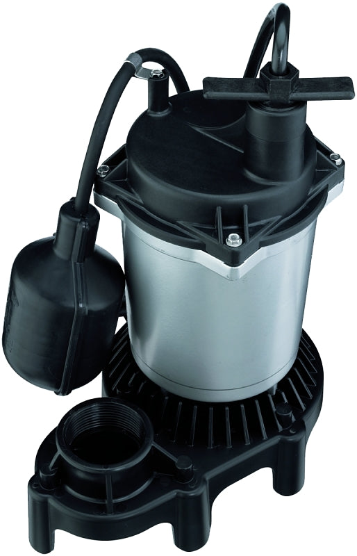 Flotec FPZS50T Sump Pump, 1-Phase, 4.1 A, 115 V, 0.5 hp, 1-1/2 in Outlet, 22 ft Max Lift Head, 960 gph