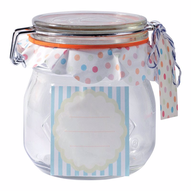 Kilner 17 oz Clear Storage Jar 1 pk, Pack of 4