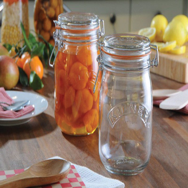 Kilner 33.8 oz Clear Storage Jar 1 pk, Pack of 4