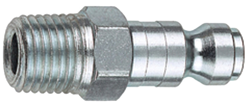 Tru-Flate 12-125 Hose Plug, T-Style, 1/4 in, MNPT, Steel
